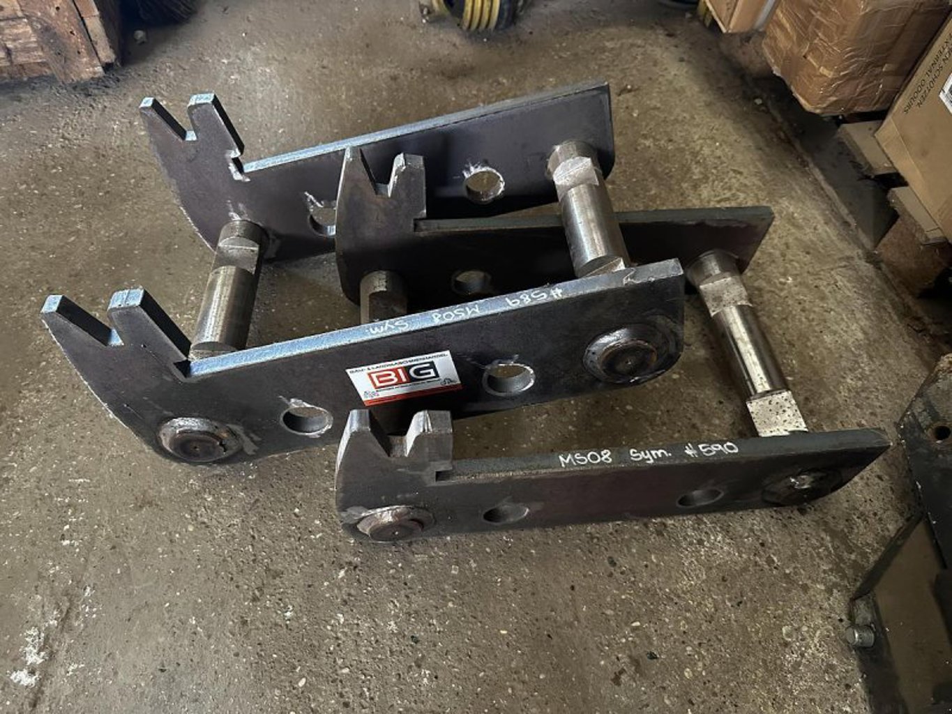 Big Dutchman Anbauplatte mit MS08 Symlock Aufnahme Big Dutchman Anbauplatte mit MS08 Symlock Aufnahme