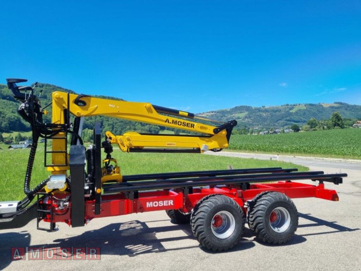 A. Moser MHD-14 mit Profikran MKZ-9 A. Moser MHD-14 mit Profikran MKZ-9