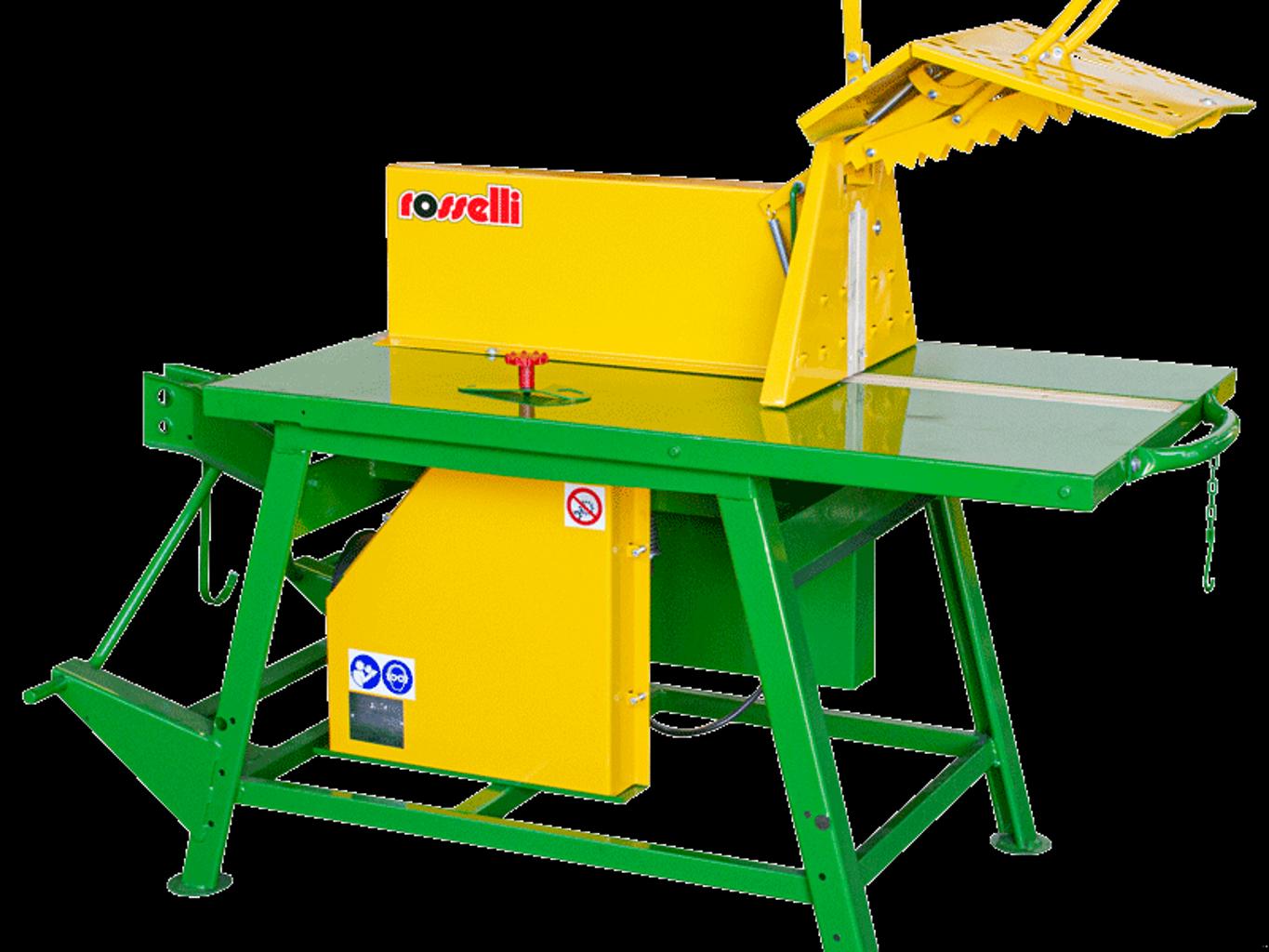 Rosselli Zapfwellen-Rolltischkreissäge Speedy 700 R mit Rädern Rosselli Zapfwellen-Rolltischkreissäge Speedy 700 R mit Rädern